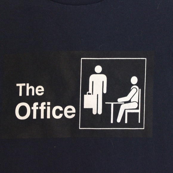 The Office (tv show) navy blue cotton t-shirt - Picture 1 of 3